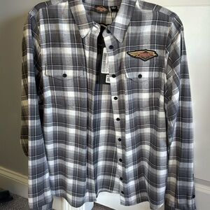 NWT Women's Harley Davidson's flannel size Medium